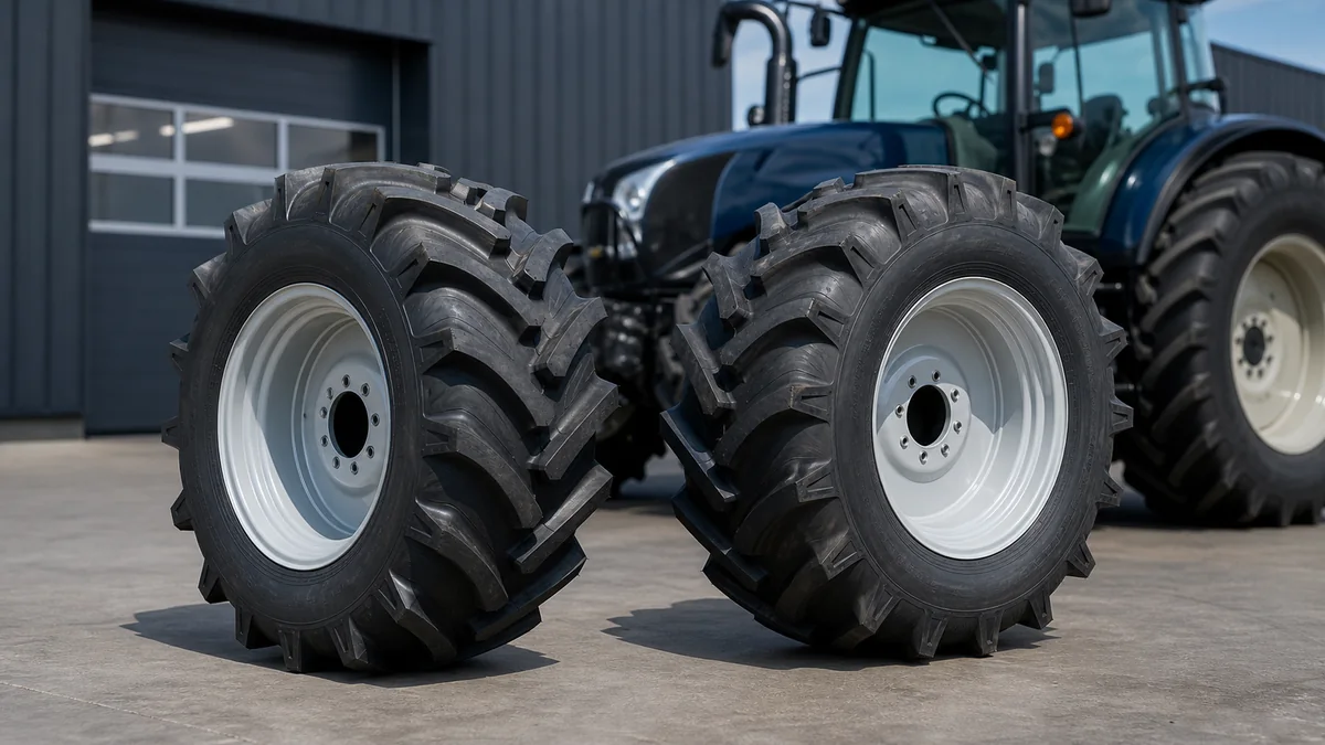 Roues complètes agricoles avec pneus montés sur jantes